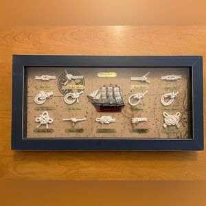 World Bazaar Nautical Knots Shadow Box